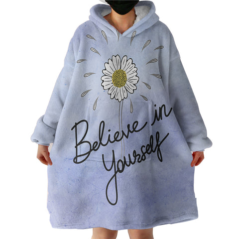 Image of Believe In Yourself SWLF3473 Hoodie Wearable Blanket