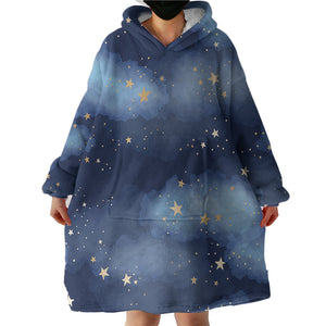 Stars In The Sky SWLF3475 Hoodie Wearable Blanket