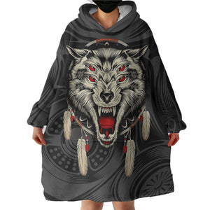 Dreamcatcher Wolf SWLF3590 Hoodie Wearable Blanket