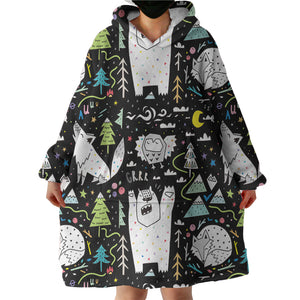 Kid SWLF3601 Hoodie Wearable Blanket