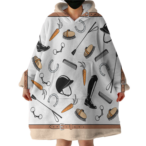 Image of Riding Tack Tool SWLF3606 Hoodie Wearable Blanket