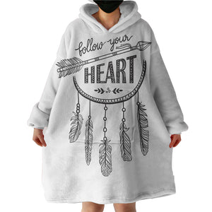 Follow Your Heart SWLF3608 Hoodie Wearable Blanket