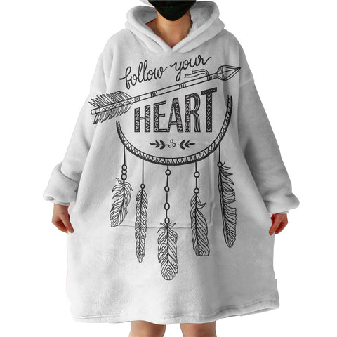 Image of Follow Your Heart SWLF3608 Hoodie Wearable Blanket