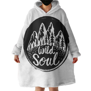 Forest - Wild Soul Workart SWLF3656 Hoodie Wearable Blanket