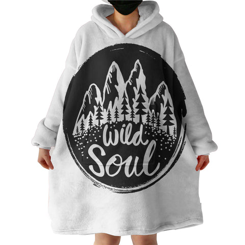 Image of Forest - Wild Soul Workart SWLF3656 Hoodie Wearable Blanket