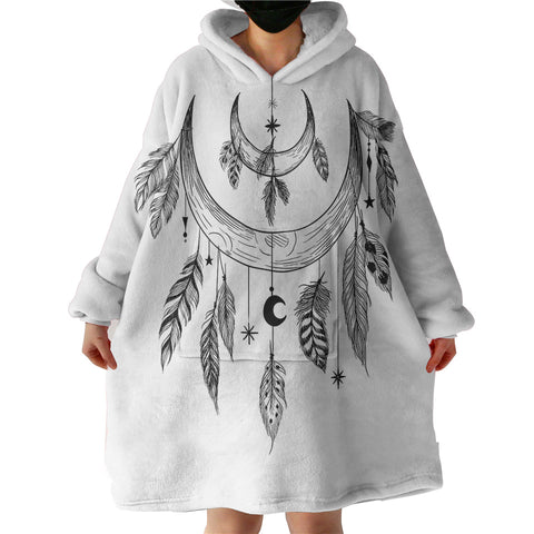 Image of Half-Moon Dreamcatcher SWLF3682 Hoodie Wearable Blanket