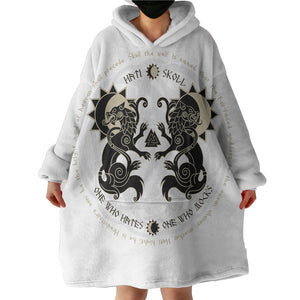 Hati Skoll - One Who Hates SWLF3685 Hoodie Wearable Blanket