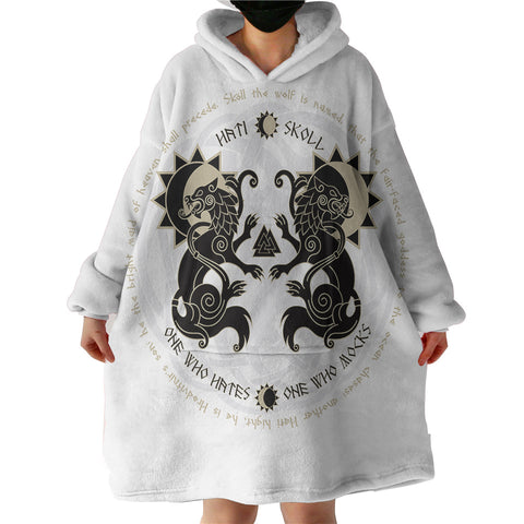 Image of Hati Skoll - One Who Hates SWLF3685 Hoodie Wearable Blanket