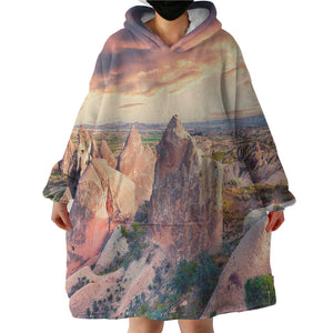 Cloud Above Hills SWLF3802 Hoodie Wearable Blanket