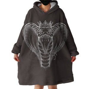 Night Shift King Snake SWLF4115 Hoodie Wearable Blanket