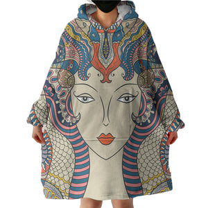 Aztec Snake Lady SWLF4284 Hoodie Wearable Blanket