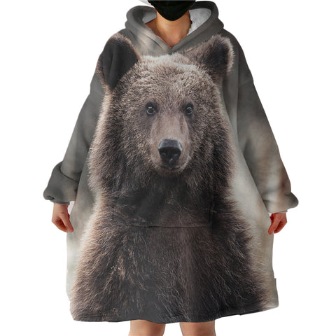 Image of Forest Black Bear SWLF4318 Hoodie Wearable Blanket