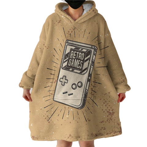 Image of Retro Gameplay Gameboy 1989 SWLF4532 Hoodie Wearable Blanket