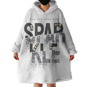 Rise And Shine Baby  SWLF4649 Hoodie Wearable Blanket