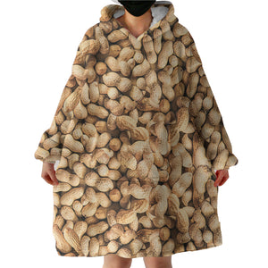 Peanuts Pattern SWLF5152 Hoodie Wearable Blanket