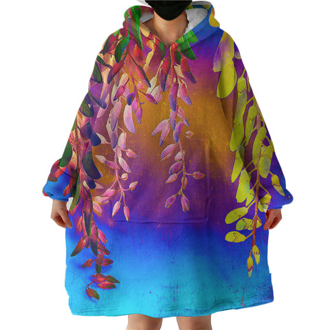 Image of RGB Reverse Gradient Tree SWLF5238 Hoodie Wearable Blanket