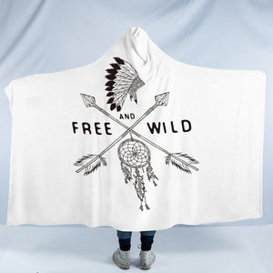 Free & Wild Dreamcatcher SWLM3338 Hooded Blanket