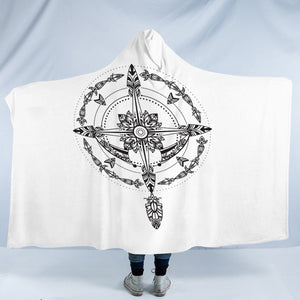 Cross Round Dreamcatcher SWLM3347 Hooded Blanket