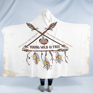 Young, Wild & Free SWLM3353 Hooded Blanket