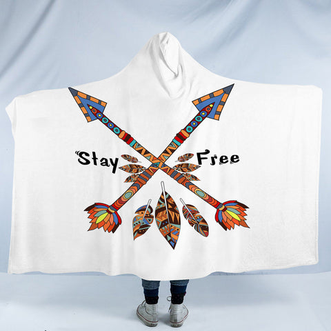 Image of Star Free X Arrows SWLM3356 Hooded Blanket