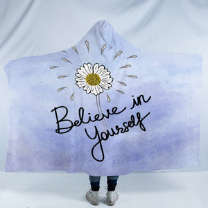 Daisy - Believe in Yourself SWLM3473 Hooded Blanket