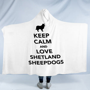 Keep Calm SWLM3586 Hooded Blanket