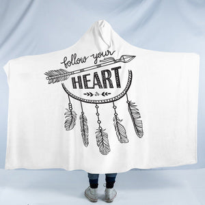 Follow Your Heart Dreamcatcher SWLM3608 Hooded Blanket