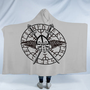 Chicken Warrior Zodiac Logo SWLM3746 Hooded Blanket