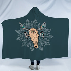 Buffalo Insect Dreamcatcher  SWLM3760 Hooded Blanket