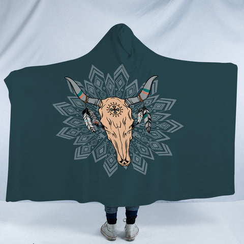 Image of Buffalo Insect Dreamcatcher  SWLM3760 Hooded Blanket