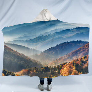 Majestic Montain Landscape SWLM3813 Hooded Blanket