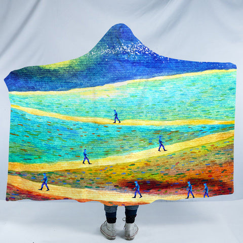 Image of Human Under The Sun Art SWLM3821 Hooded Blanket