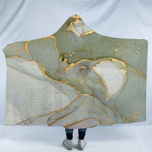 Golden Splash Shade Of Grey SWLM4308 Hooded Blanket