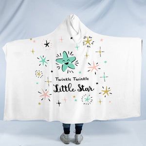 Cute Twinkle Twinkle Little Star SWLM4515 Hooded Blanket