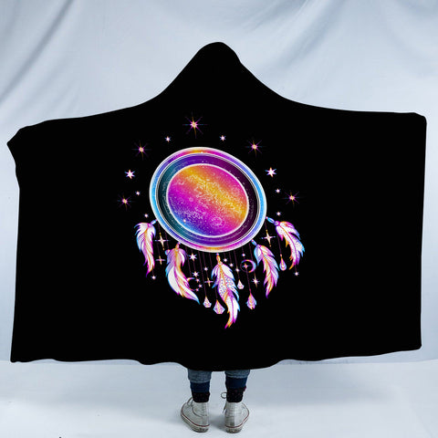 Image of Galaxy Modern Blink Dream Catcher SWLM4590 Hooded Blanket