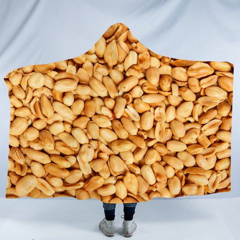 Image of Peanuts Pattern SWLM5151 Hooded Blanket
