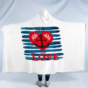 Sea Of Love SWLM5479 Hooded Blanket