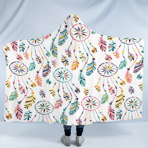 Dreamcatcher Collection White Theme SWLM6131 Hooded Blanket