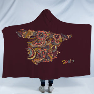 Spain Territory SWLS3318 Hooded Blanket