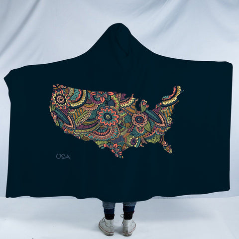 Image of USA Territory SWLS3319 Hooded Blanket