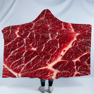 Beef Pattern SWLS3326 Hooded Blanket