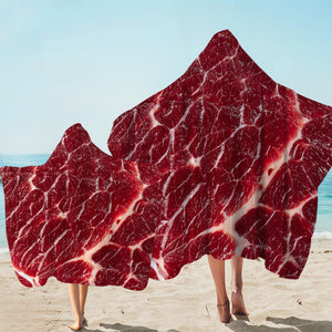 Beef Pattern SWLS3326 Hooded Towel