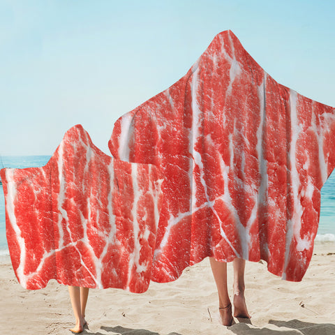 Image of Pork Pattern SWLS3327 Hooded Towel