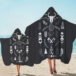 Bohemian Pattern SWLS3335 Hooded Towel