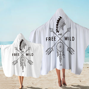 Free & Wild Dreamcatcher SWLS3338 Hooded Towel