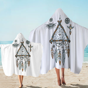 Triangle Dreamcatcher SWLS3345 Hooded Towel