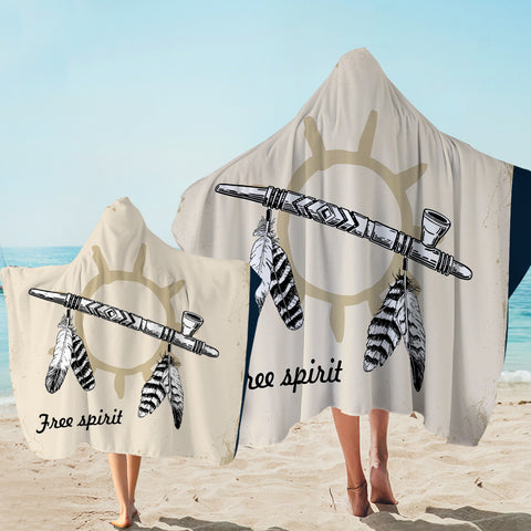 Image of Bohemian Pipe SWLS3352 Hooded Towel