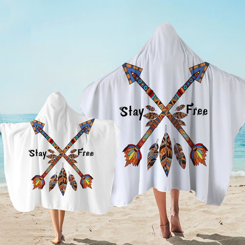 Image of Star Free X Arrows SWLS3356 Hooded Towel