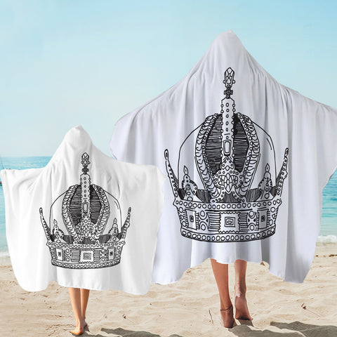 Image of Big King Crown SWLS3362 Hooded Towel