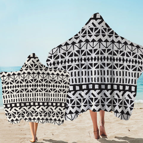 Image of Triangle Aztec SWLS3465 Hooded Towel